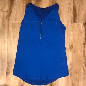 Express blue Sleeveless Top